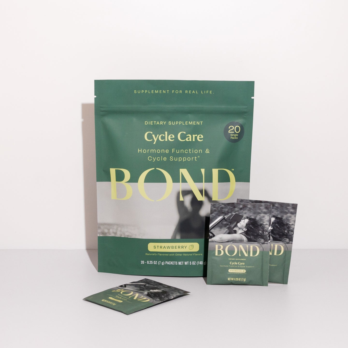 Cycle Care sachets to ease PMS symptoms, support cycle regularity, and balance hormones